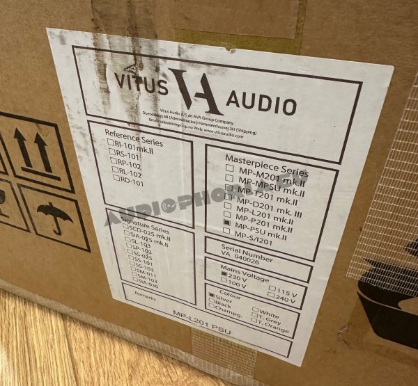 Vitus Audio Masterpiece MP-L201 MkII & MP-PSU MkII - Second Hand